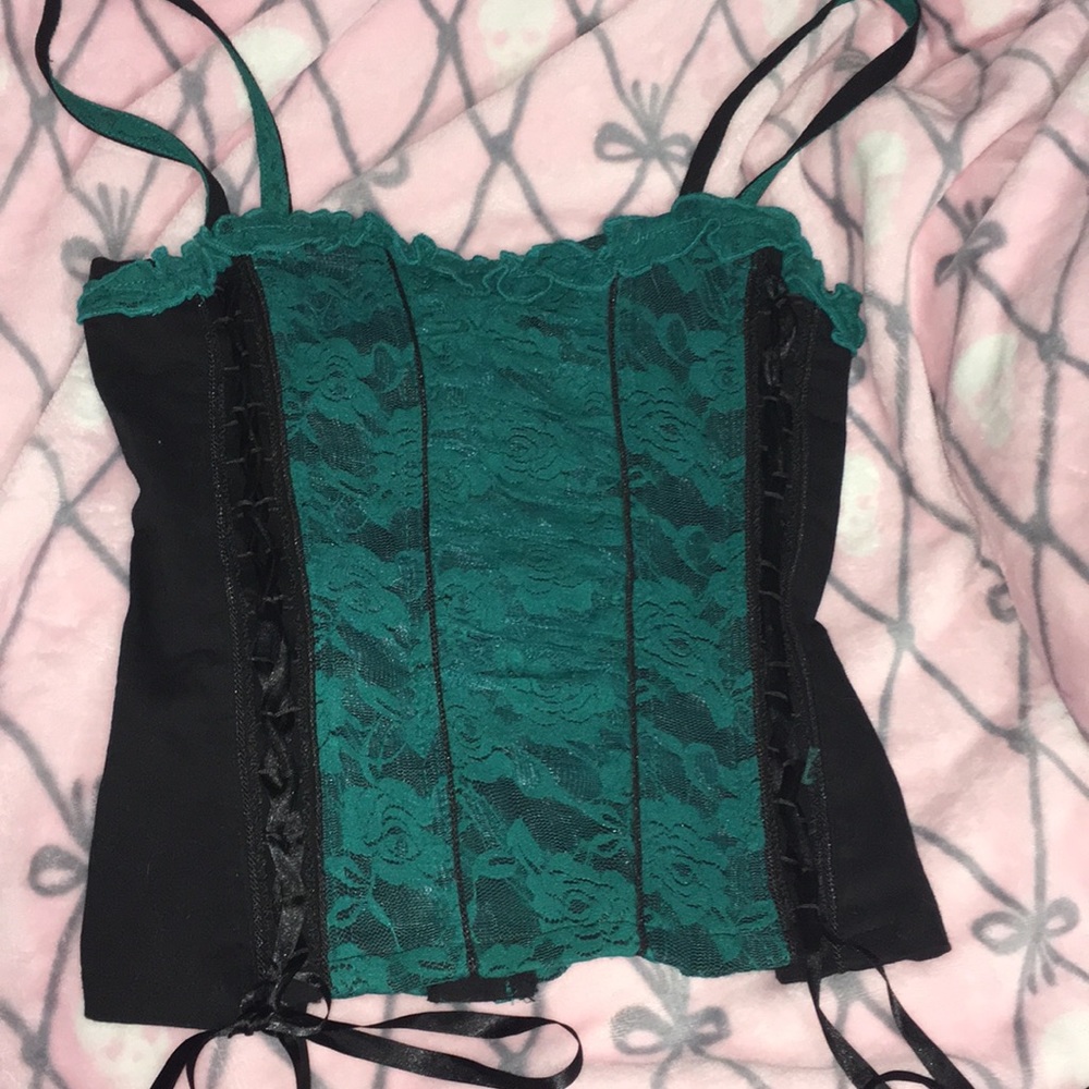 ✨🌙✨ Teal Tripp Corset✨🌙✨